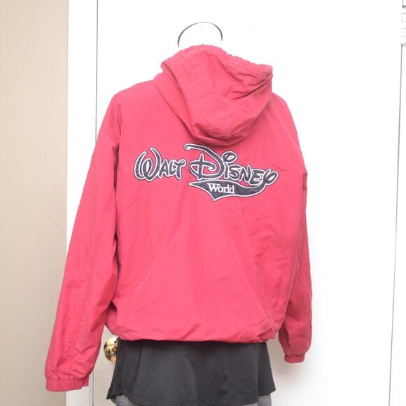 Disney Parks Vintage Full Zip Hoodie Jacket Women's Large Pre Owned - Picture 3 of 8